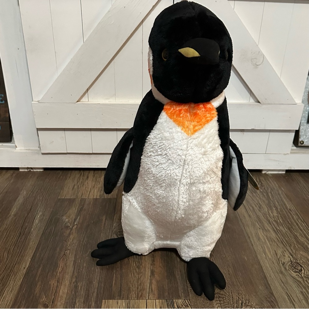 Melissa & Doug 23" life-like PENGUIN stuffed plush Standing realistic large